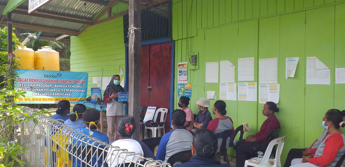 Pertemuan Kelompok Kerja ( POKJA ) Monitoring dan Evaluasi di Kampung KB Lourdes Desa Sungai Limau